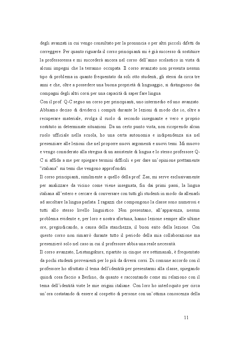 Estratto dalla tesi: I vari percorsi della lingua italiana nella scuola dell'obbligo tedesca