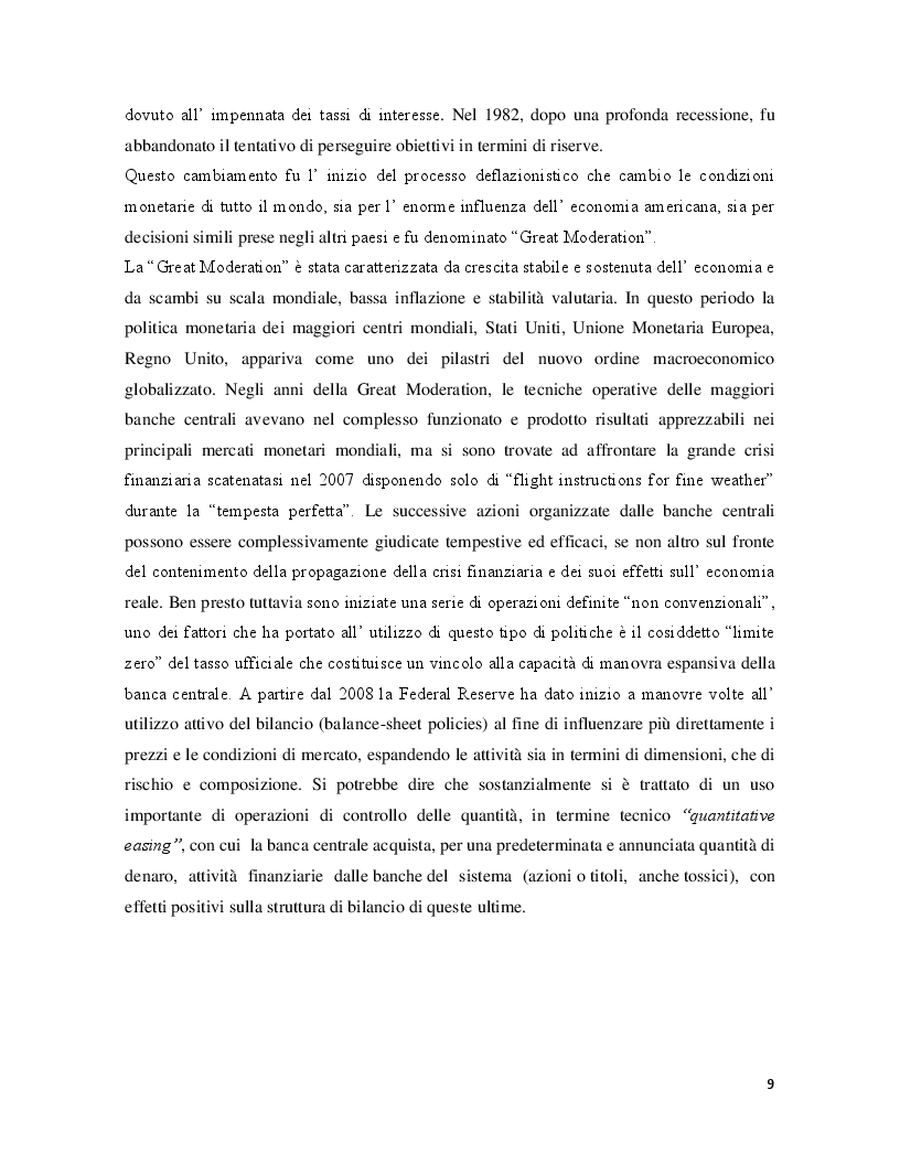 Estratto dalla tesi: Effetti macroeconomici di uno shock di politica monetaria sull' economia USA: una analisi VAR
