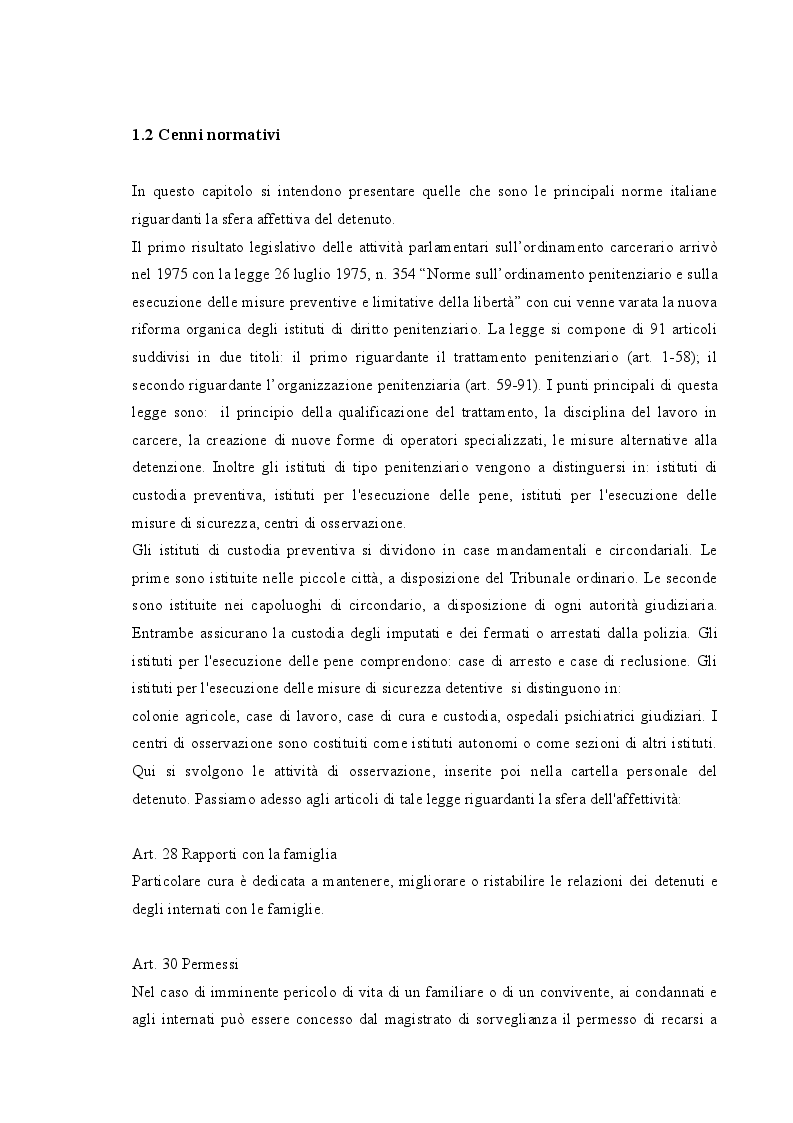 Estratto dalla tesi: L'essere madre in carcere: relazioni educative e progettualità