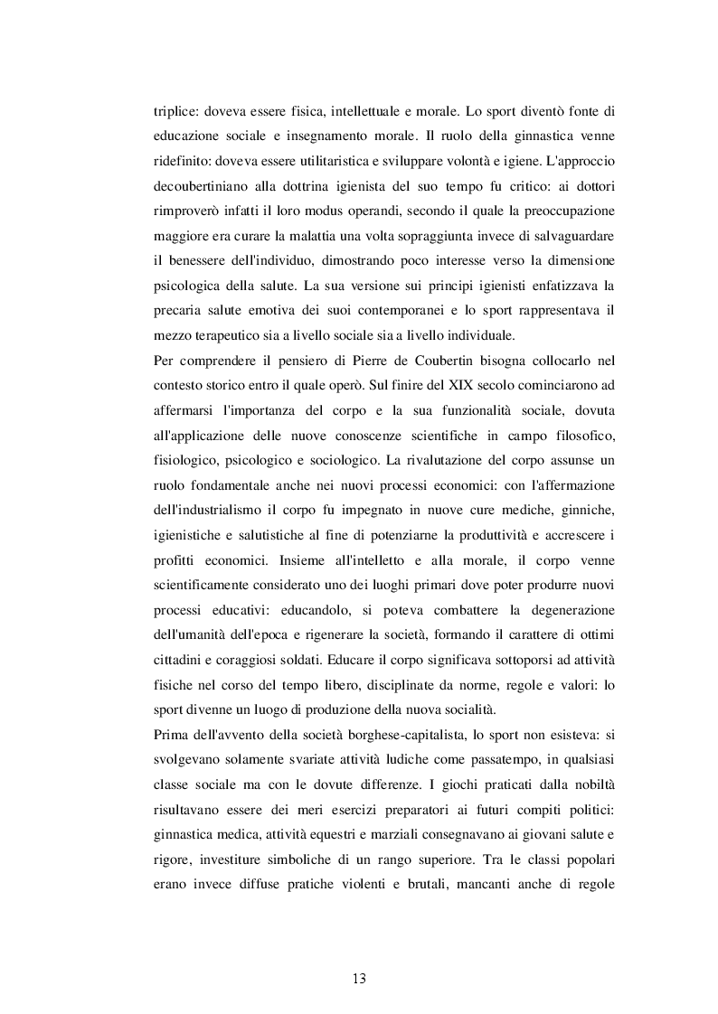 Estratto dalla tesi: Sport e Relazioni Internazionali: l'impegno dell'ONU e del CIO per la tutela dei diritti umani
