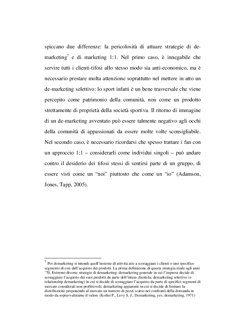 Estratto dalla tesi: La Gestione delle Relazioni con i Tifosi: Analisi Netnografica di una Fan Community Online nel Basket