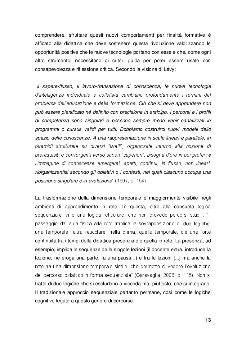 Estratto dalla tesi: Le ICT nel contesto educativo italiano. Analisi di fattibilità dei processi di innovazione didattica.