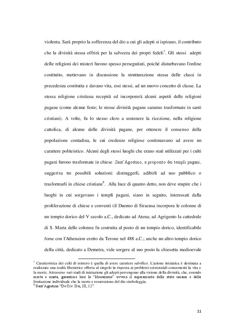Estratto dalla tesi: La diffusione del Cristianesimo e i primi spazi di culto a Catania
