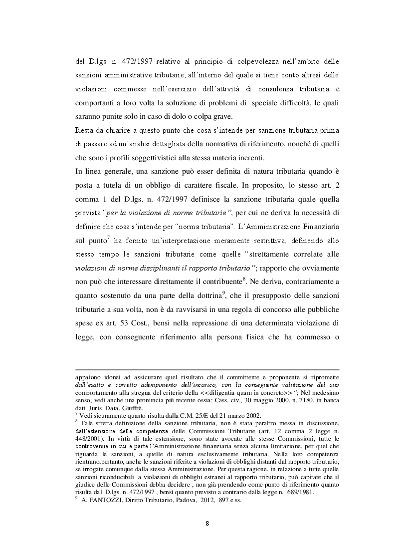 Estratto dalla tesi: La responsabilità del consulente tributario