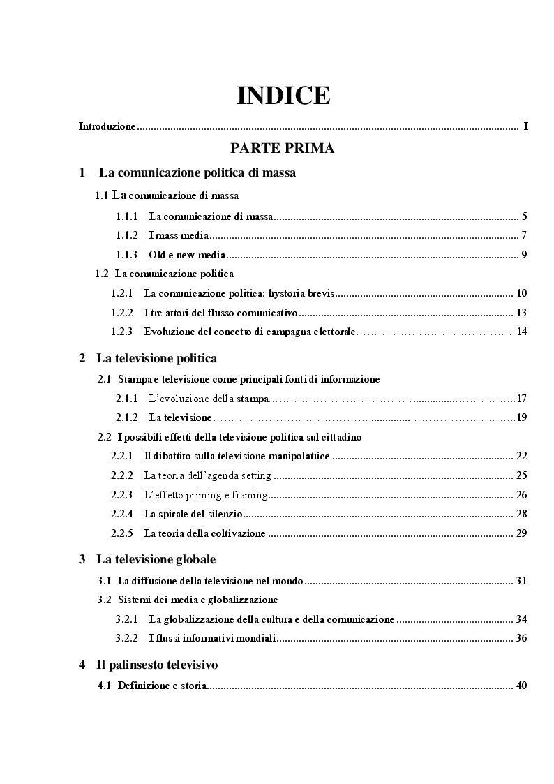 Indice della tesi: Iran chiama America Latina: il caso di Hispan Tv, Pagina 1