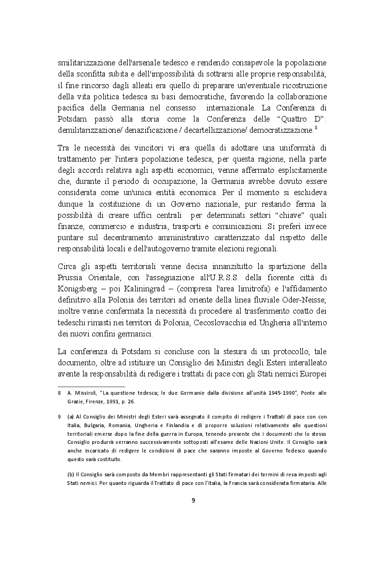 Estratto dalla tesi: L’inizio della Guerra Fredda: l’opinione pubblica italiana di fronte al blocco di Berlino (1948-1949)