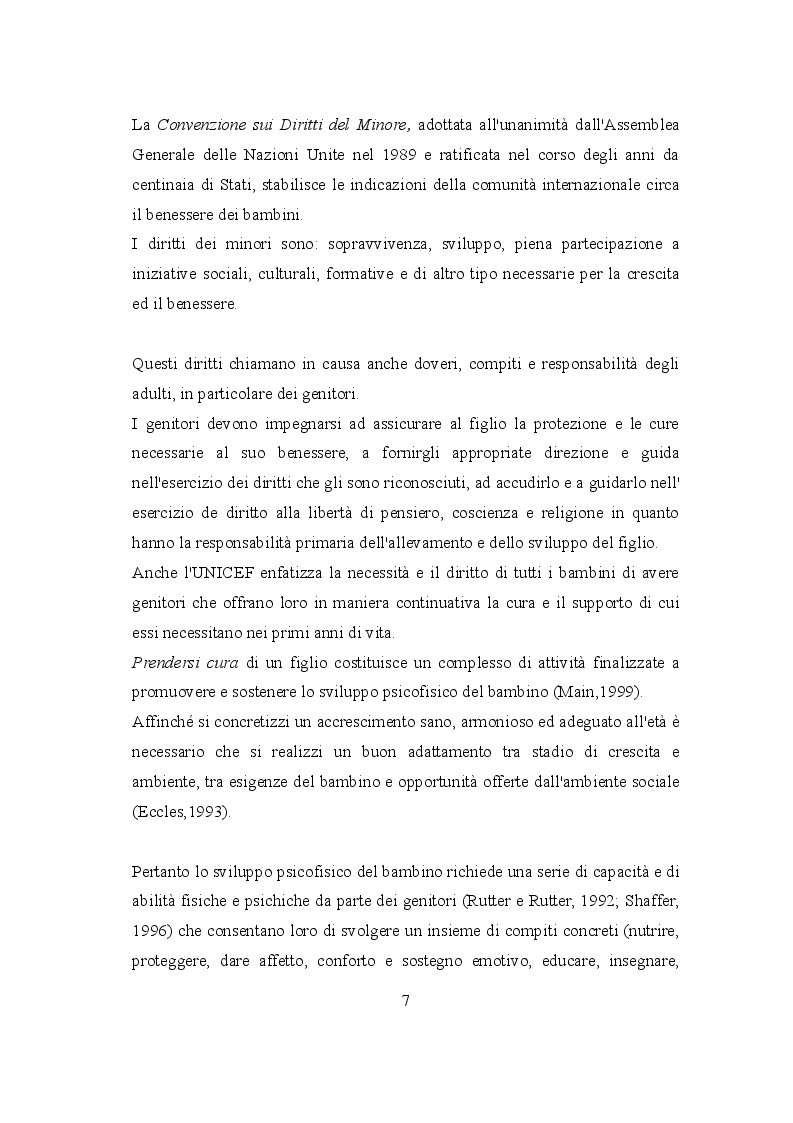 Anteprima della tesi: La rappresentazione della famiglia nei bambini maltrattati , Pagina 5