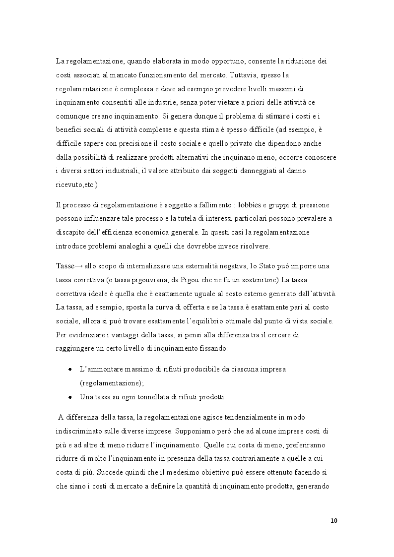Estratto dalla tesi: Analisi delle esternalità negative. Il caso diossina di Seveso