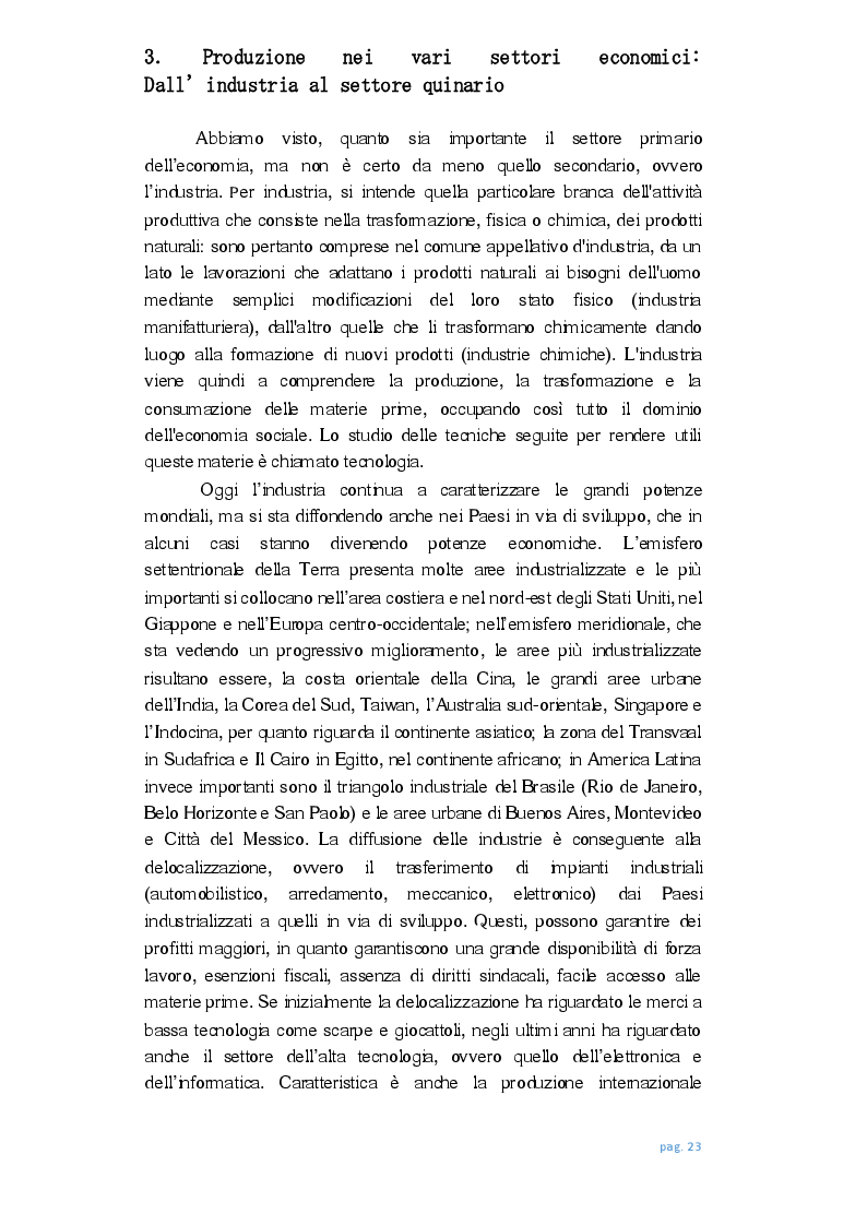Estratto dalla tesi: Evoluzione e contrasti nell'economia del mondo globalizzato