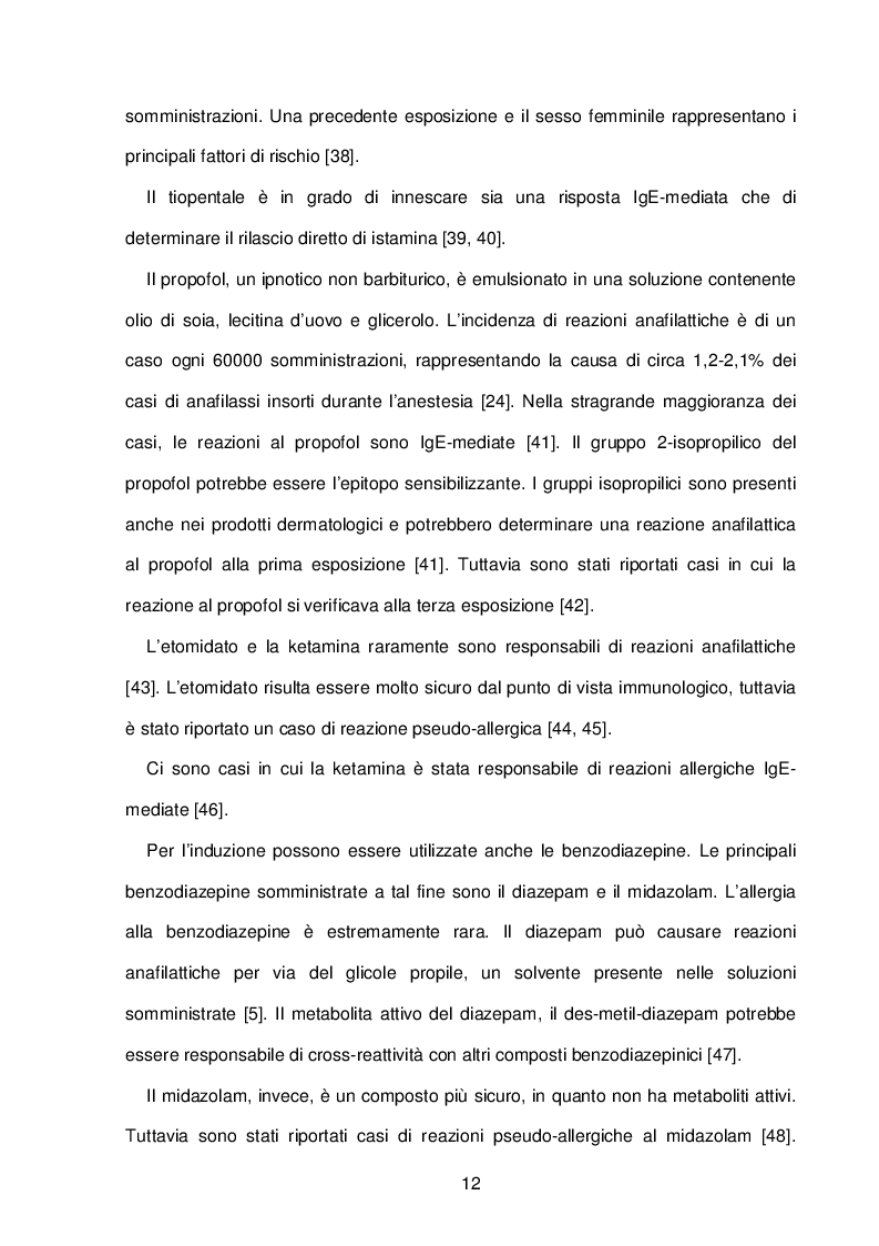 Estratto dalla tesi: Utilizzo dei glucocorticoidi nella profilassi pre-operatoria del paziente che deve sottoporsi ad anestesia