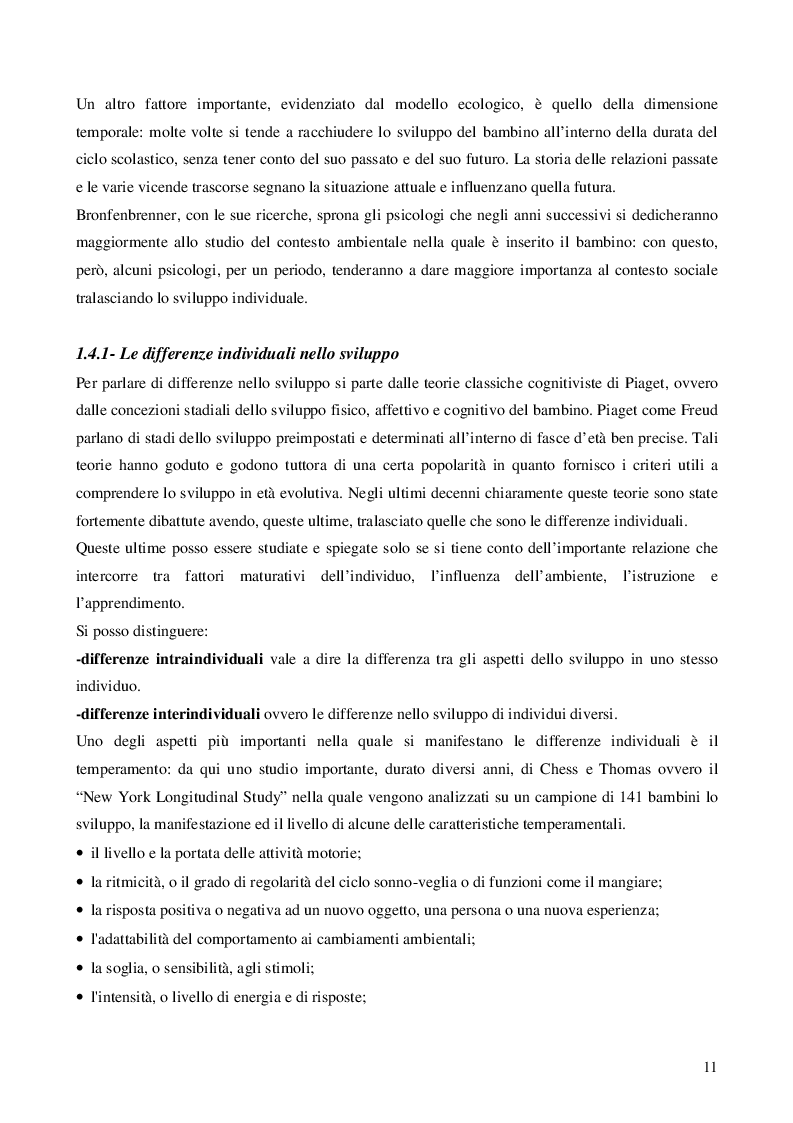 Estratto dalla tesi: Da Piaget a Vygotskij: analisi sull'educazione motoria nelle scuole d'infanzia del Veneto