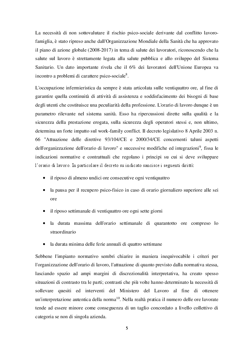 Anteprima della tesi: Progettazione di un modello di turnistica delle 12 ore per l'Unità Operativa Grandi Ustionati, presidio Ospedaliero CTO/Maria Adelaide dell'A. O. U. Città della Salute e della Scienza di Torino'', Pagina 4