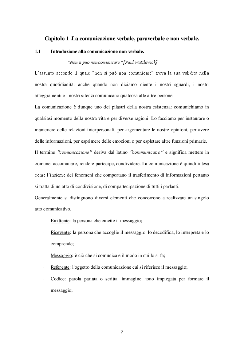 Anteprima della tesi: Il linguaggio non verbale della menzogna. Dall'analisi di ''Telling lies'' di Paul Ekman alla panoramica sulla menzogna nel mondo arabo, Pagina 6