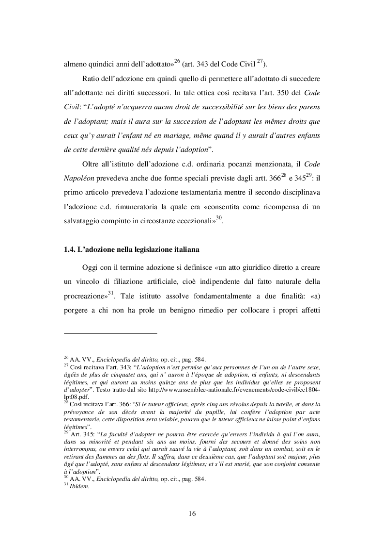 Estratto dalla tesi: La kafala e le adozioni internazionali nell'ordinamento giuridico italiano