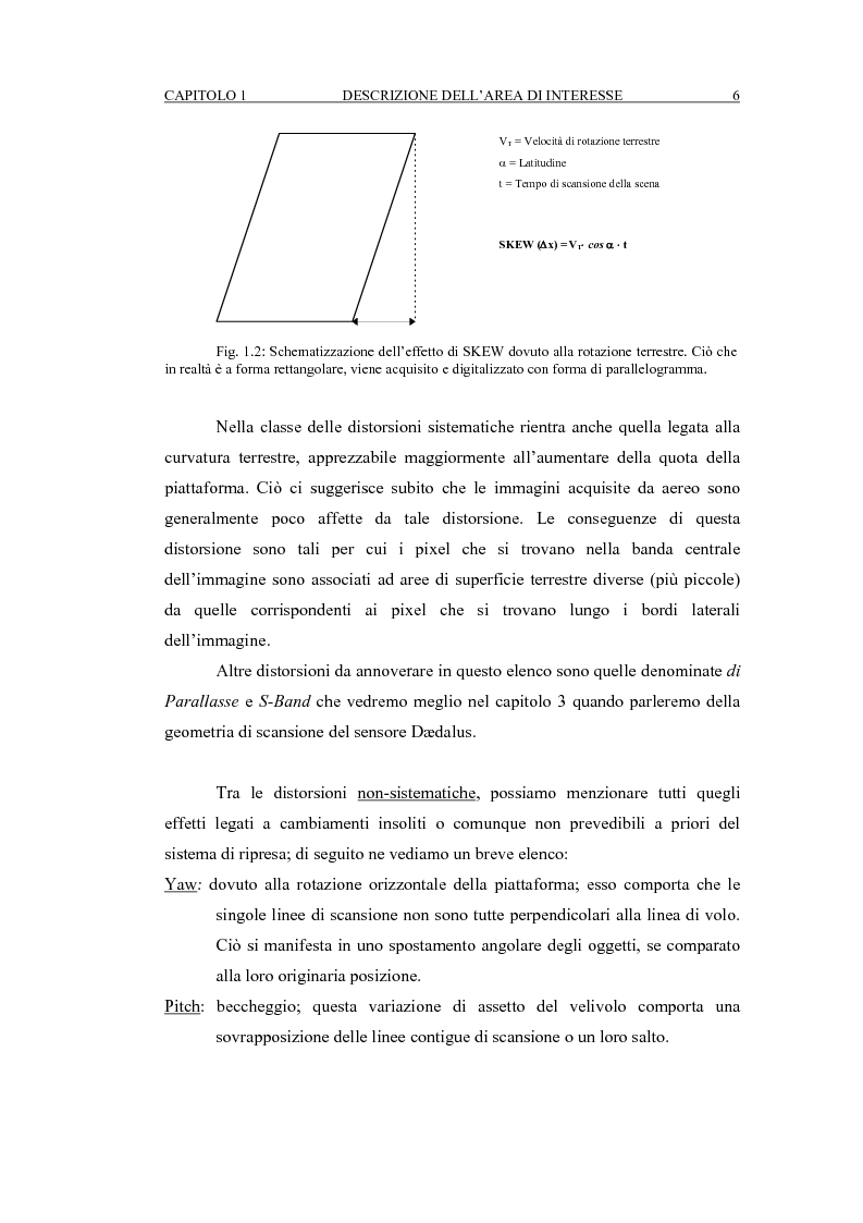 Anteprima della tesi: Correzione geometrica di immagini telerilevate da aereo, Pagina 10