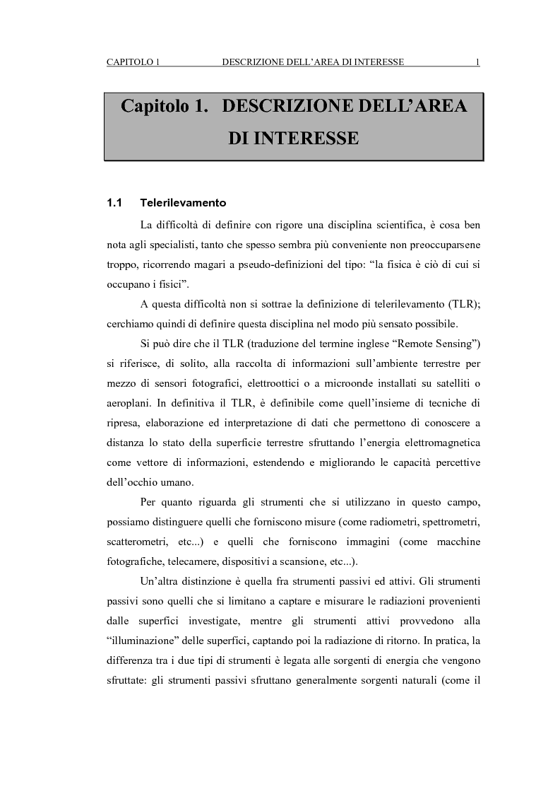 Anteprima della tesi: Correzione geometrica di immagini telerilevate da aereo, Pagina 5