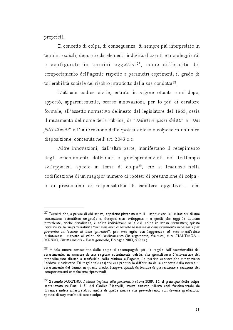 Estratto dalla tesi: Il danno ingiusto