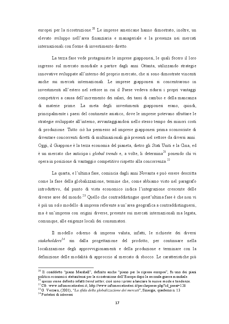 Estratto dalla tesi: Internazionalizzazione dell'industria automobilistica italiana e gli investimenti diretti esteri nei Balcani