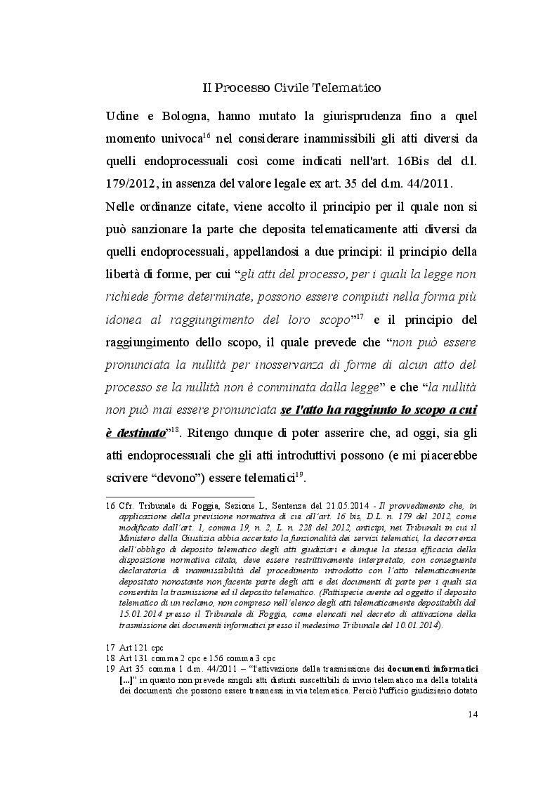 Estratto dalla tesi: Il Processo Civile Telematico: aspetti normativi e profili informatico-giuridici