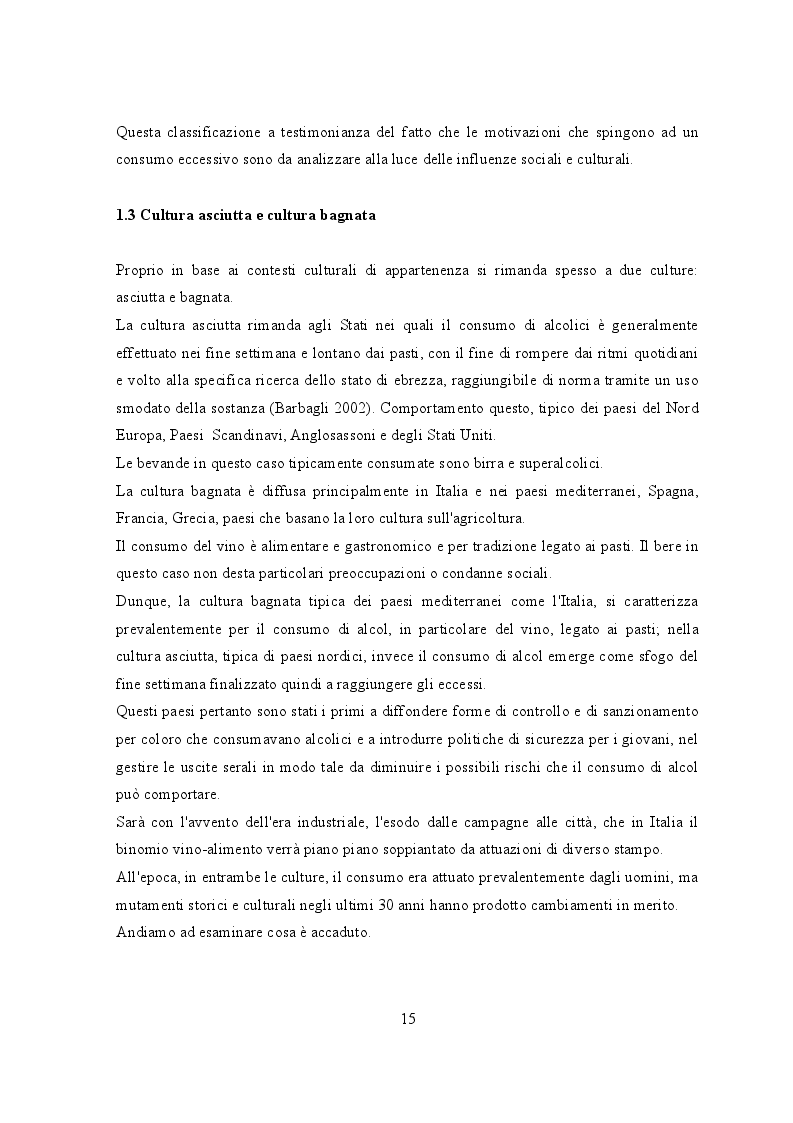Estratto dalla tesi: La relazione tra il consumo di sostanze e i tratti di personalità in un campione di giovani adulti