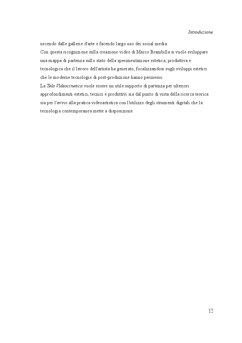Anteprima della tesi: La Tela Videocinetica, Pagina 6