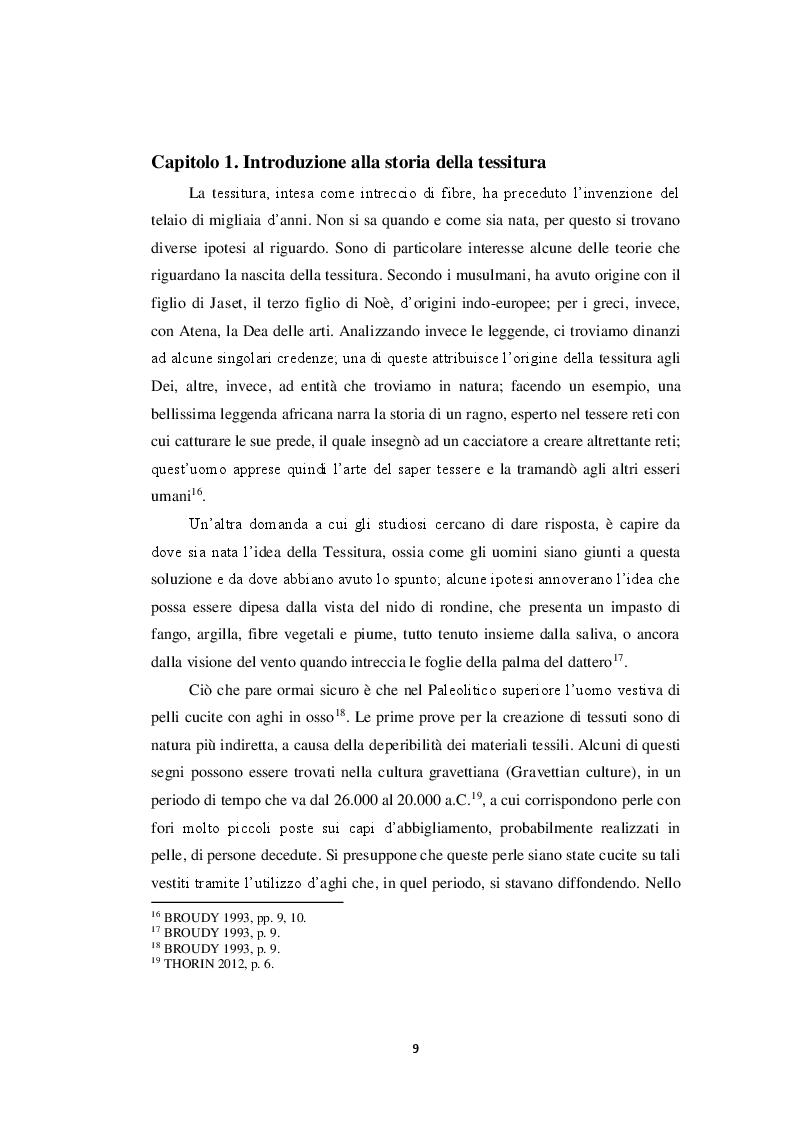 Estratto dalla tesi: Il ciclo produttivo della tessitura: analisi diagnostiche e indicatori archeologici