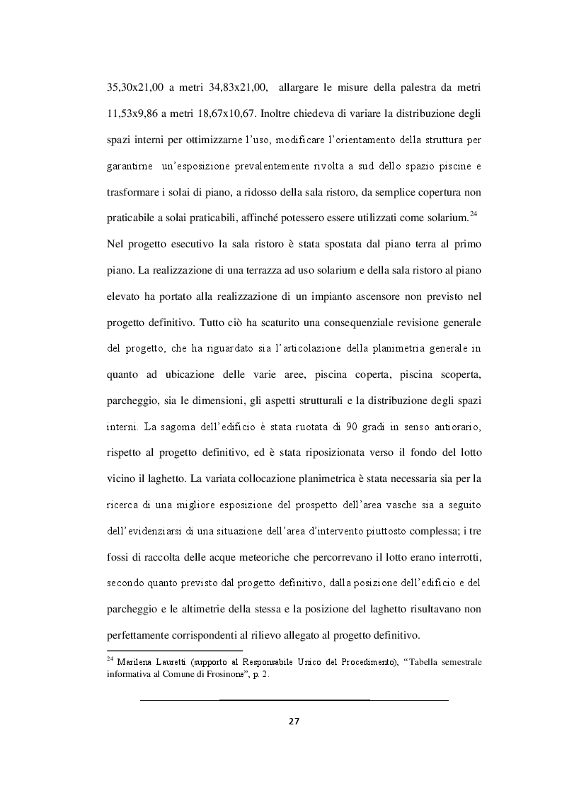 Estratto dalla tesi: Realizzazione del nuovo polo natatorio di Frosinone: dallo studio del progetto alle fasi di montaggio della copertura in legno lamellare
