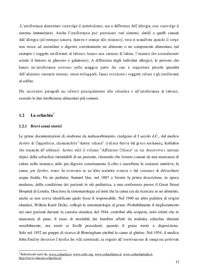 Estratto dalla tesi: Comunicazione d'impresa e intolleranze alimentari: la percezione del consumatore