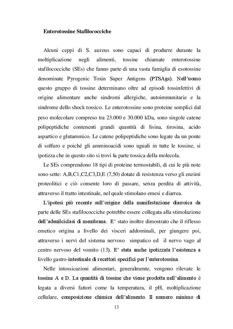 Estratto dalla tesi: Prevalenza e caratterizzazione di ceppi di Staphylococcus aureus meticillino resistente in alimentaristi