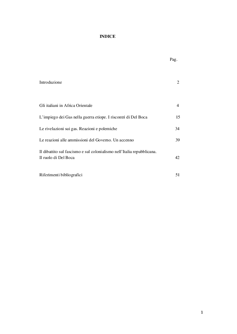 Indice della tesi: tesi, Pagina 1