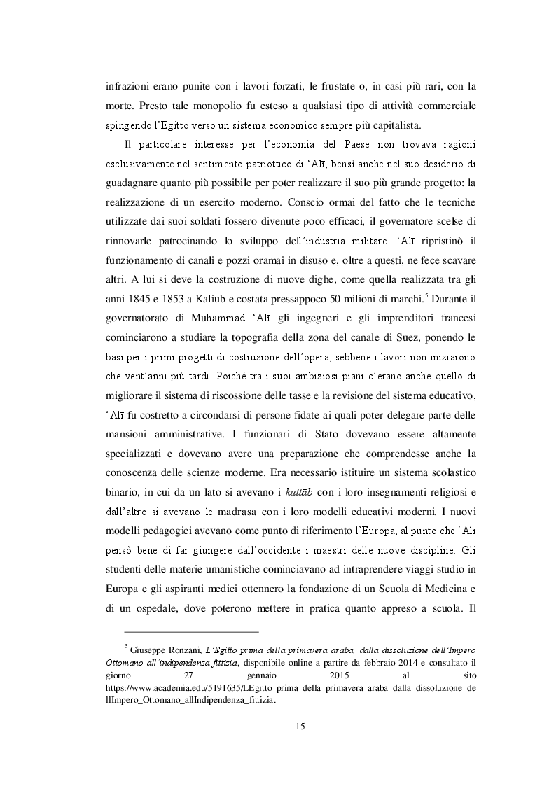 Estratto dalla tesi: Il pensiero modernista egiziano negli scritti di Ahmad Amin