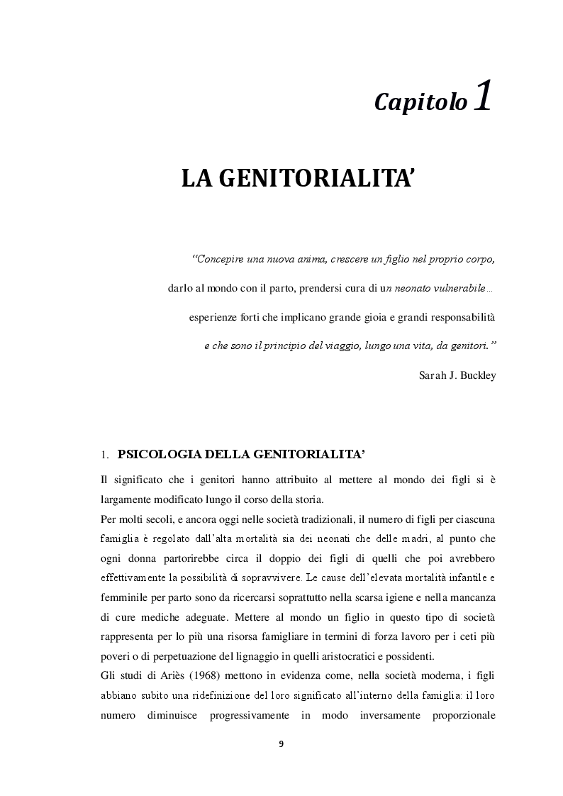 Anteprima della tesi: Maternità e bias percettivi: uno studio pilota sulla percezione degli stimoli visivi nelle madri, Pagina 4