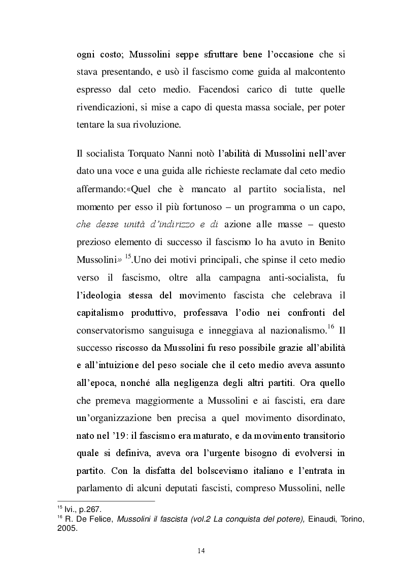 Estratto dalla tesi: Note sul fascismo calabrese