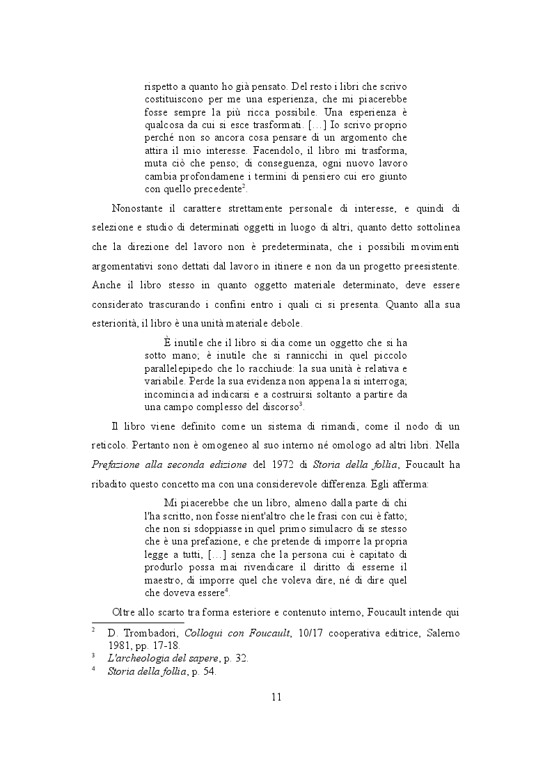 Estratto dalla tesi: Michel Foucault: Biopotere e libertà