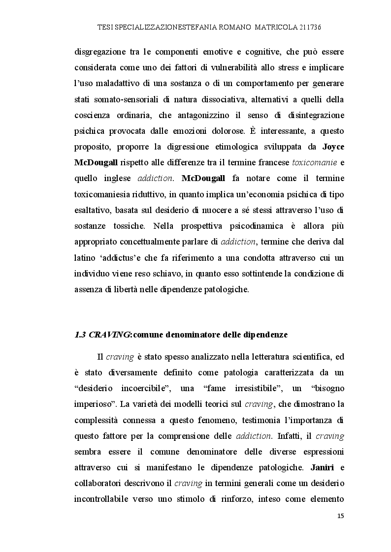 Estratto dalla tesi: Dipendenza affettiva e compulsione sessuale tra normalità e patologia