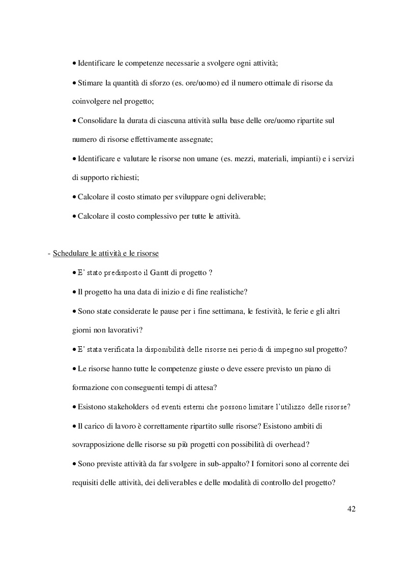 Estratto dalla tesi: Gestione dei progetti complessi di innovazione: il caso dell'auto elettrica.