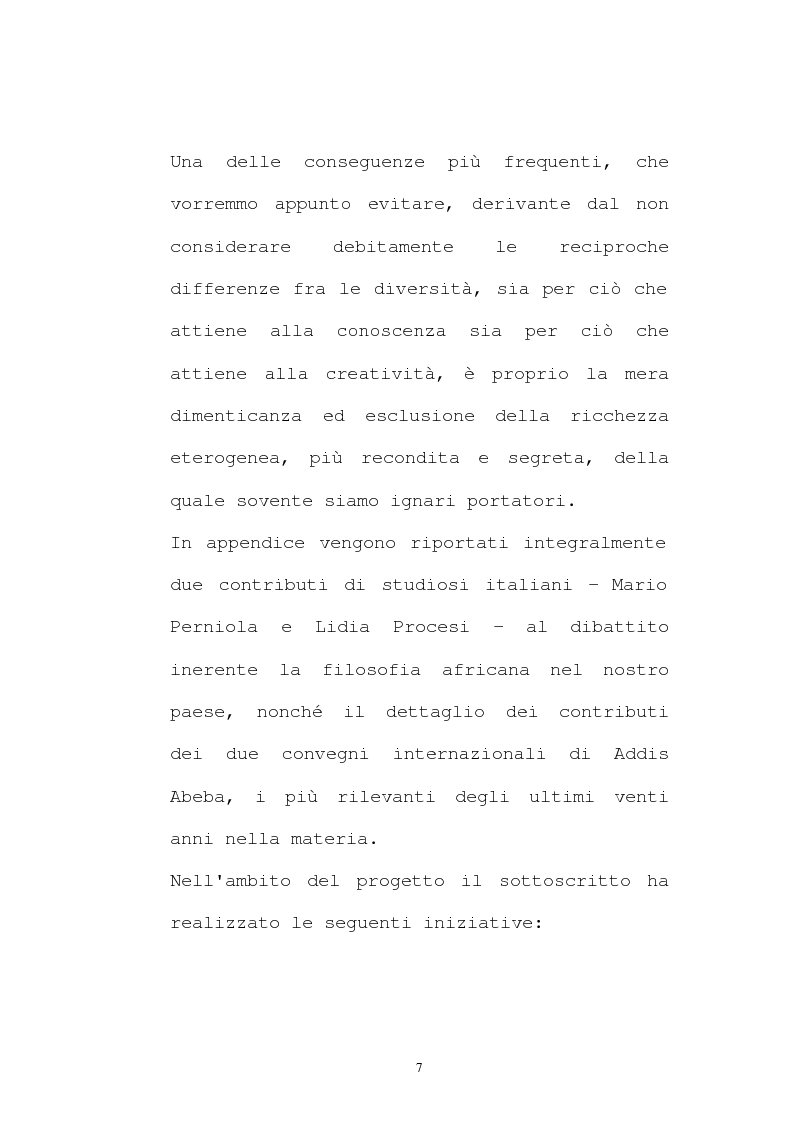 Anteprima della tesi: Il pensiero socio-politico di Tsenay Serequeberhan: un'ermeneutica della filosofia africana, Pagina 3
