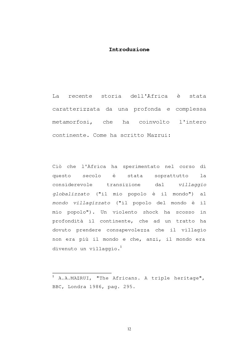 Anteprima della tesi: Il pensiero socio-politico di Tsenay Serequeberhan: un'ermeneutica della filosofia africana, Pagina 8