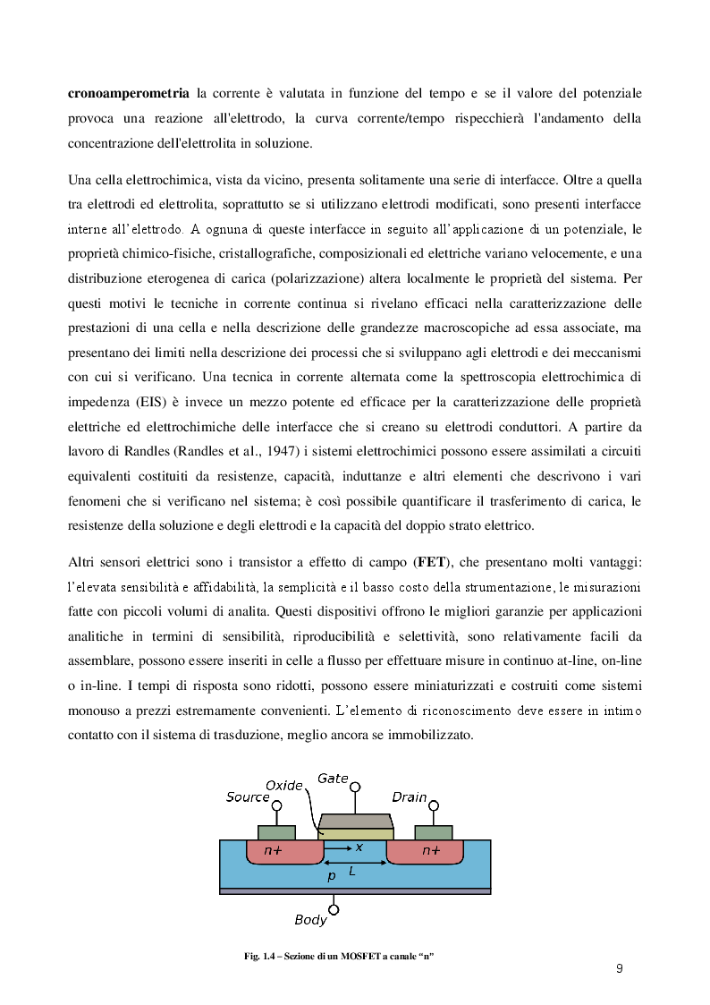 Estratto dalla tesi: Rilevazione di Ocratossina A mediante QCM e SPR