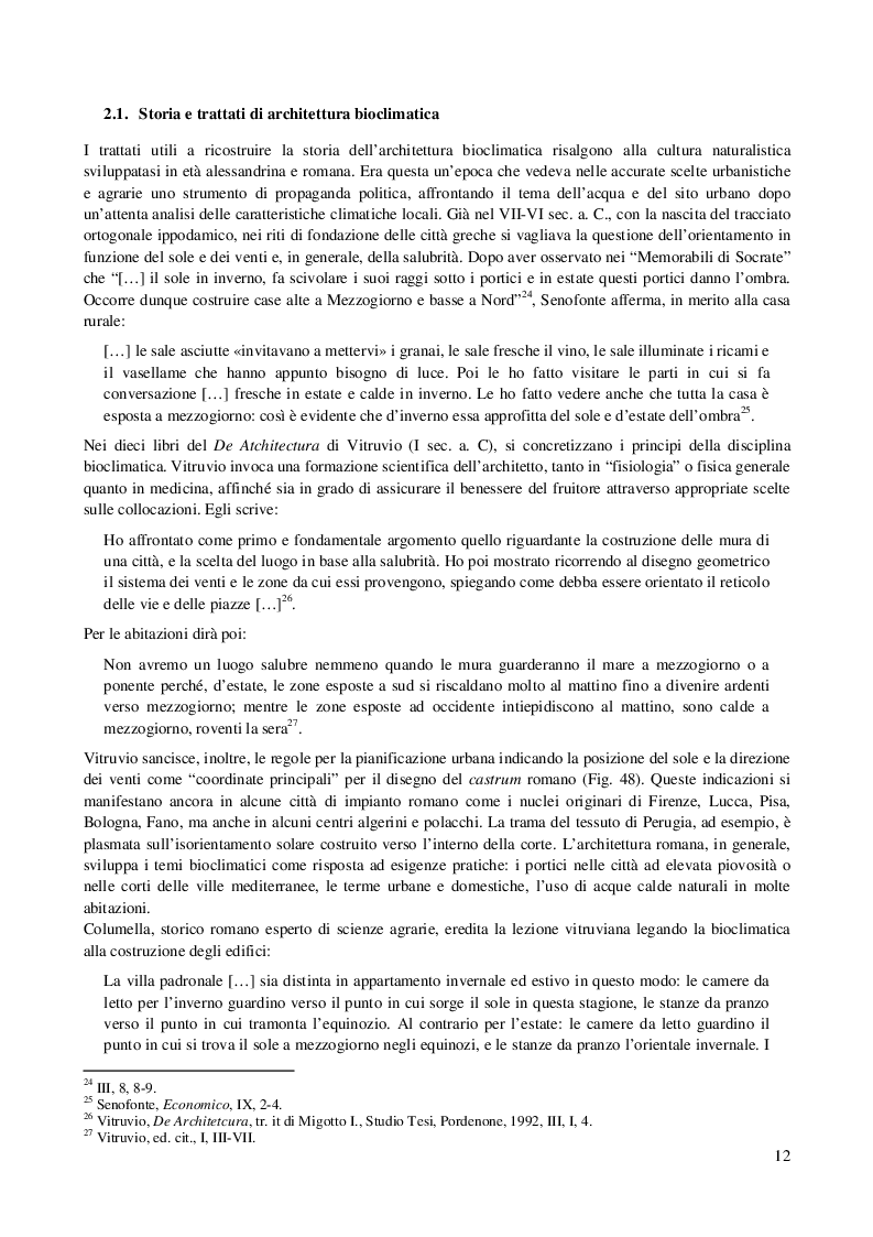 Estratto dalla tesi: Il raffrescamento passivo degli edifici storici. Sinergia tra massa termica e ventilazione naturale