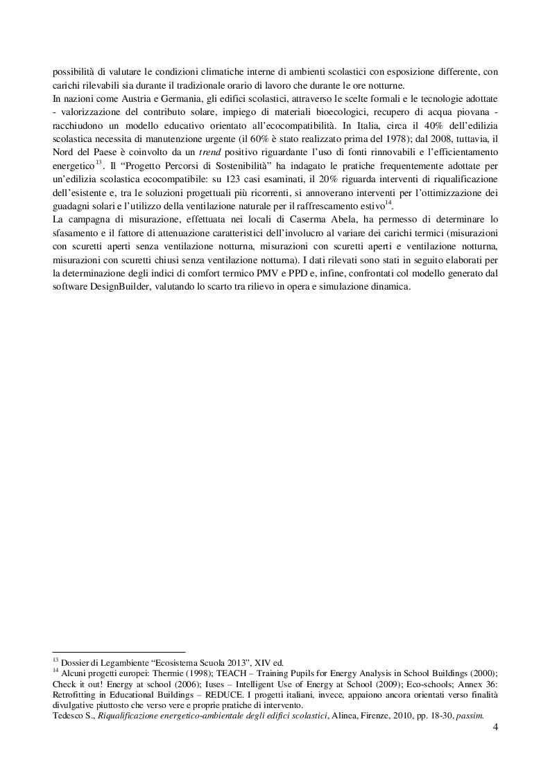 Anteprima della tesi: Il raffrescamento passivo degli edifici storici. Sinergia tra massa termica e ventilazione naturale, Pagina 4