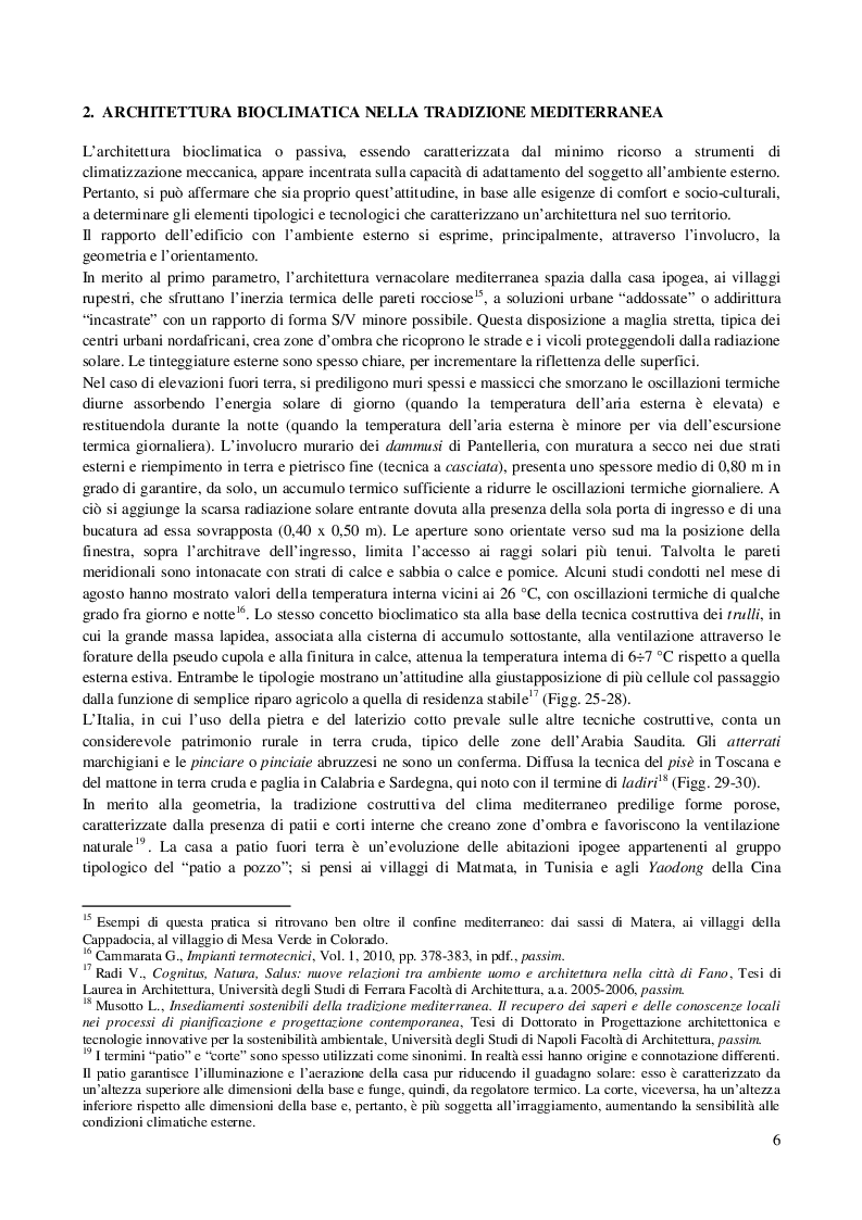 Anteprima della tesi: Il raffrescamento passivo degli edifici storici. Sinergia tra massa termica e ventilazione naturale, Pagina 6