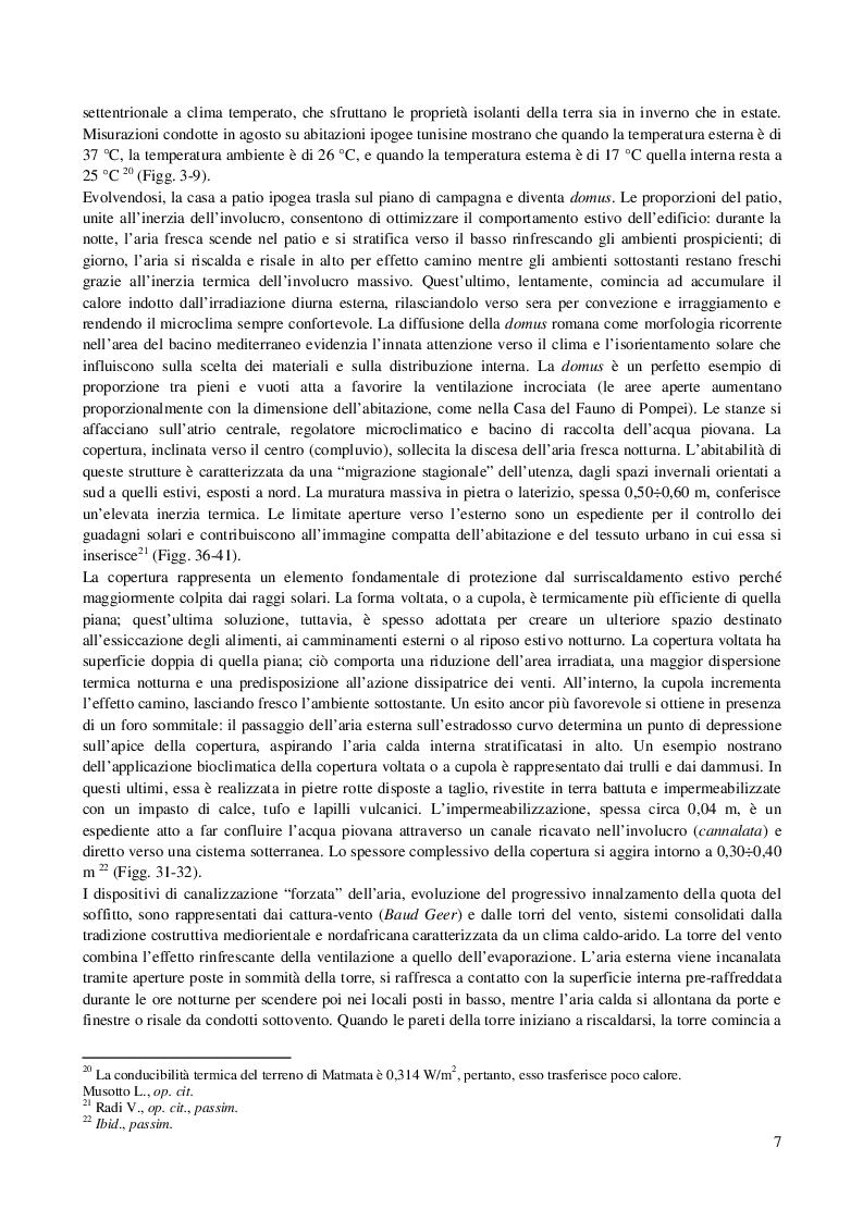 Anteprima della tesi: Il raffrescamento passivo degli edifici storici. Sinergia tra massa termica e ventilazione naturale, Pagina 7
