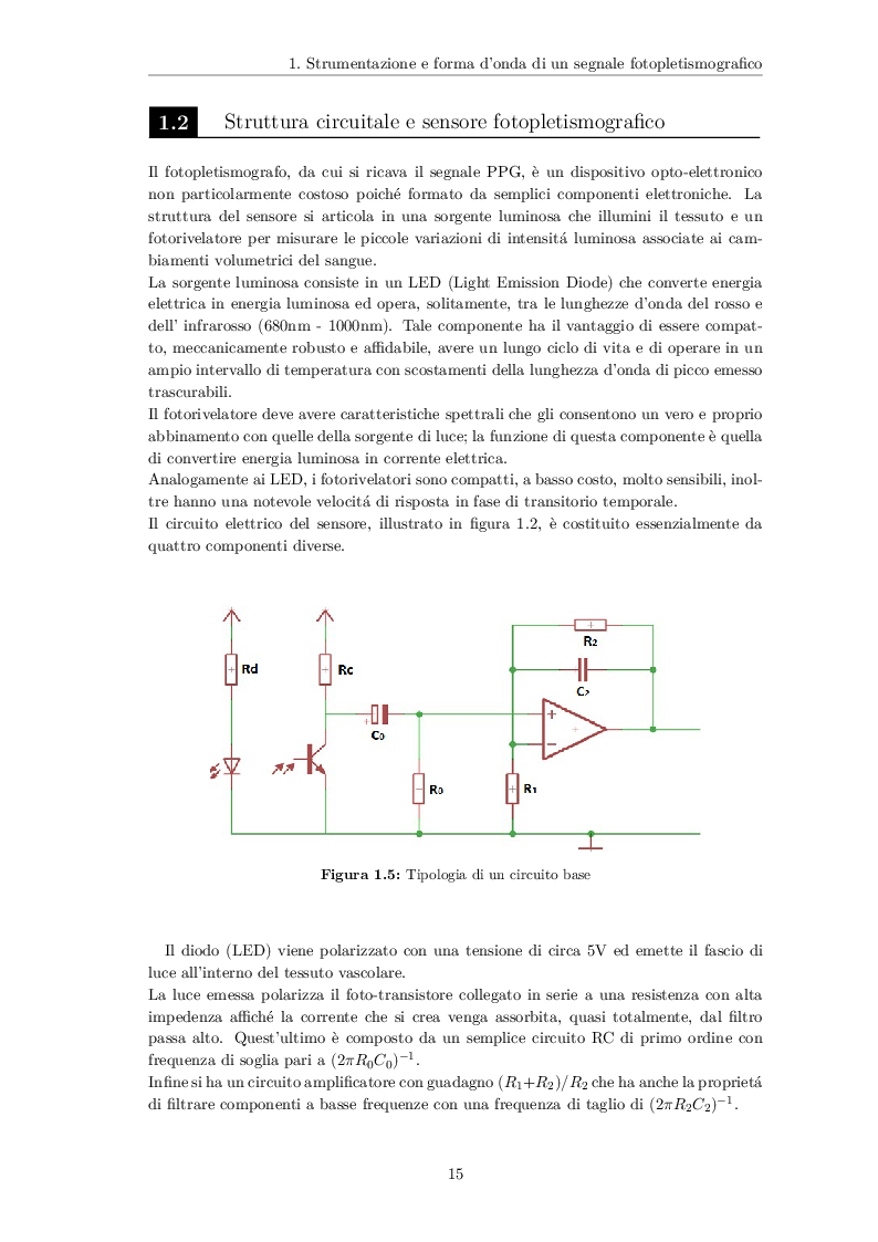 Estratto dalla tesi: Analisi spettrale di un segnale fotopletismografico (PPG) per lo sviluppo di un algoritmo di stima del battito cardiaco basato sul filtro di Kalman