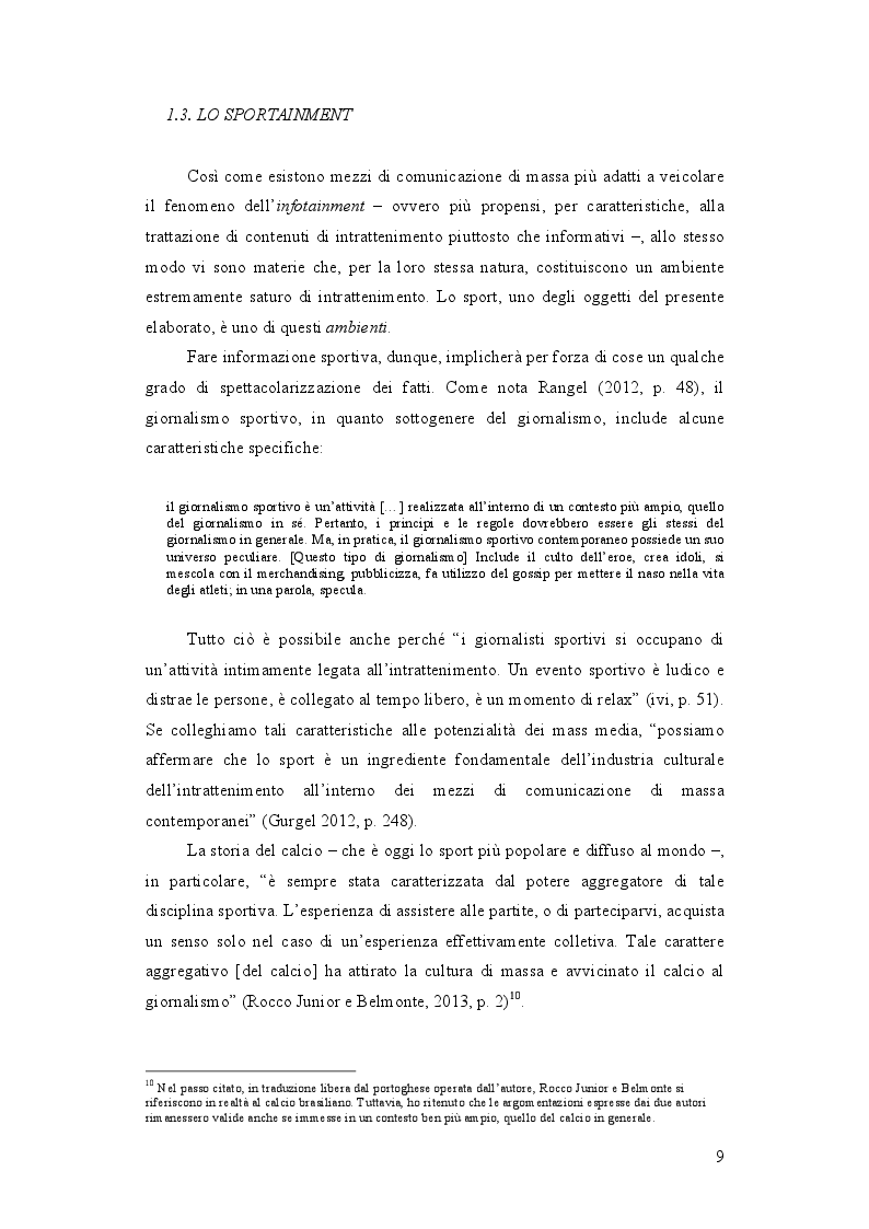 Estratto dalla tesi: Infotainment e carta stampata: il caso dei quotidiani sportivi brasiliani