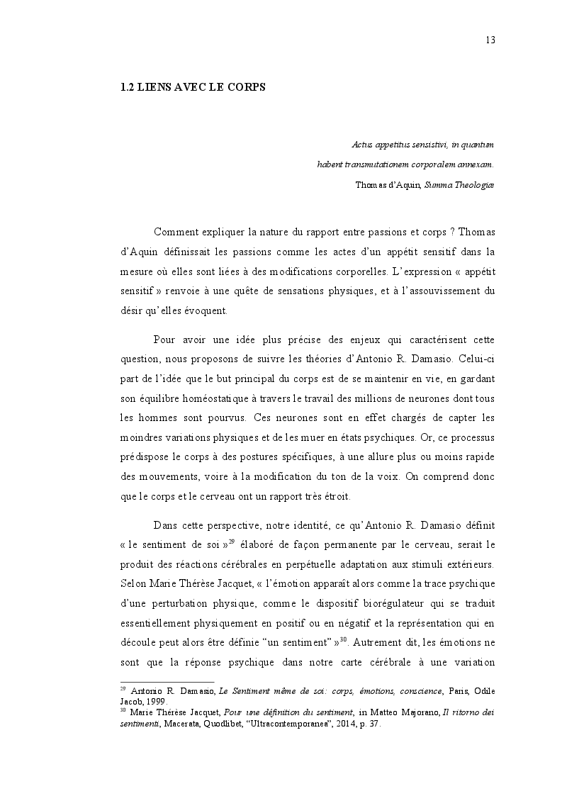 Estratto dalla tesi: Le corps et les sentiments dans l'univers romanesque de Maryline Desbiolles