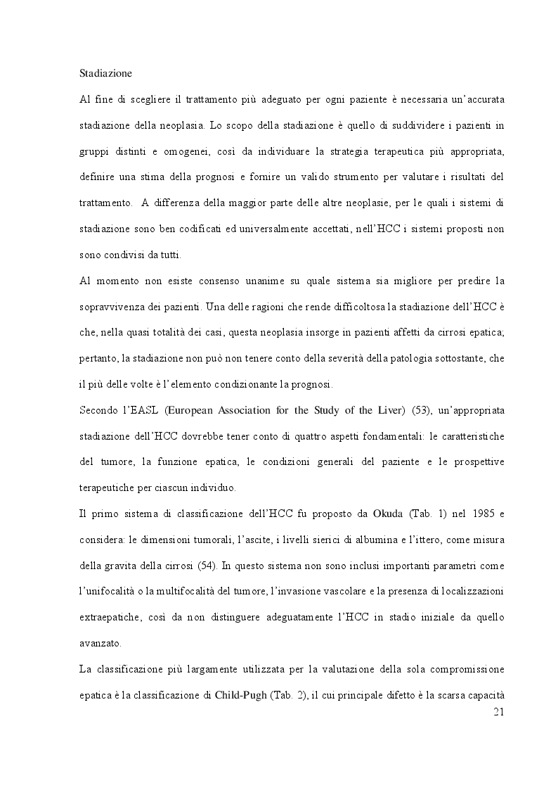 Estratto dalla tesi: La Tomografia Computerizzata ''Cone Beam'' (CBCT) nella pianificazione e nel monitoraggio dei trattamenti percutanei di termo-ablazione con microonde delle neoplasie epatiche