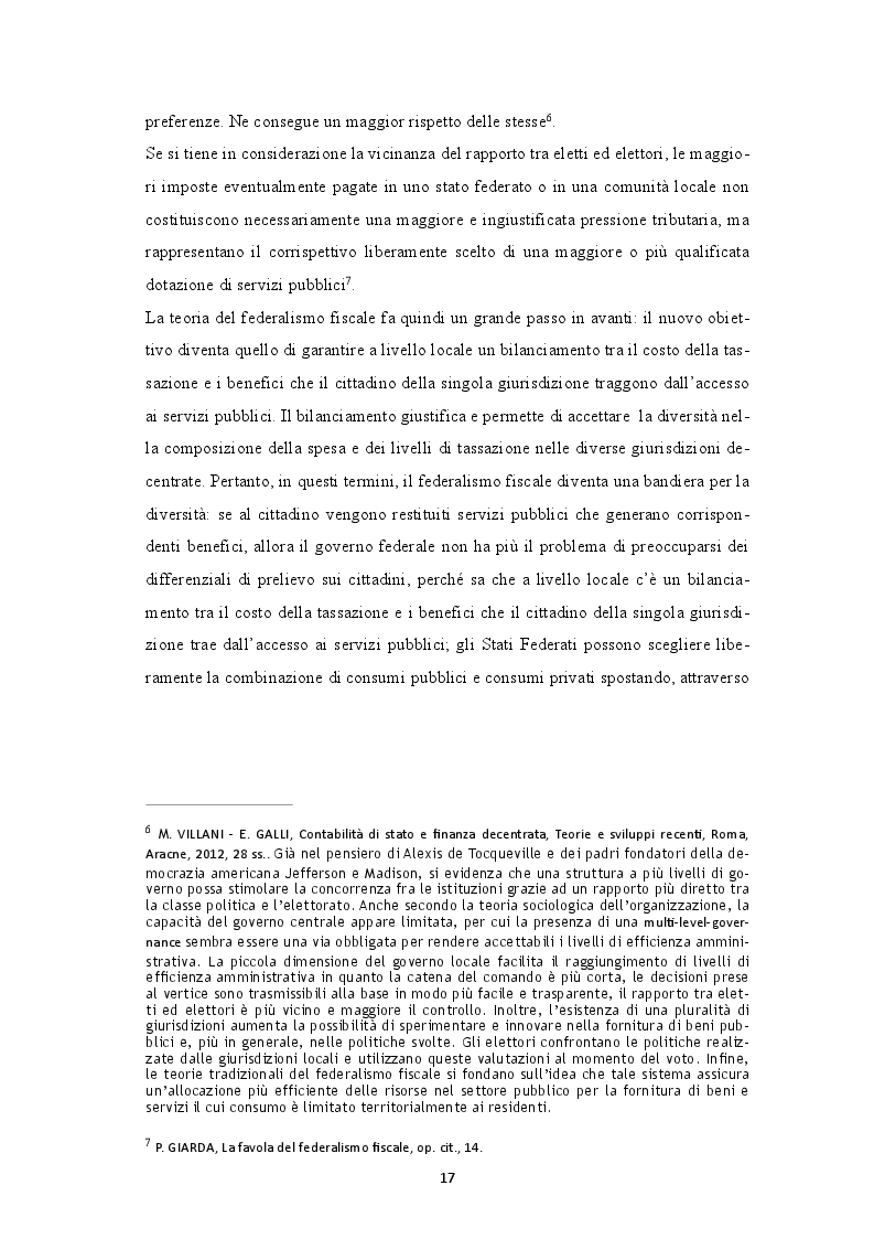 Estratto dalla tesi: I fabbisogni standard nell'impianto del federalismo fiscale e nella spending review