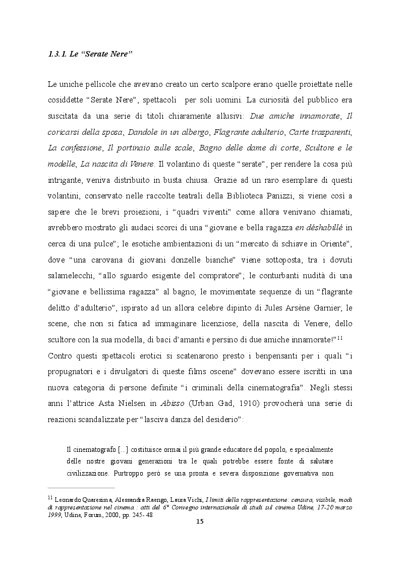 Estratto dalla tesi: La censura nel cinema muto italiano