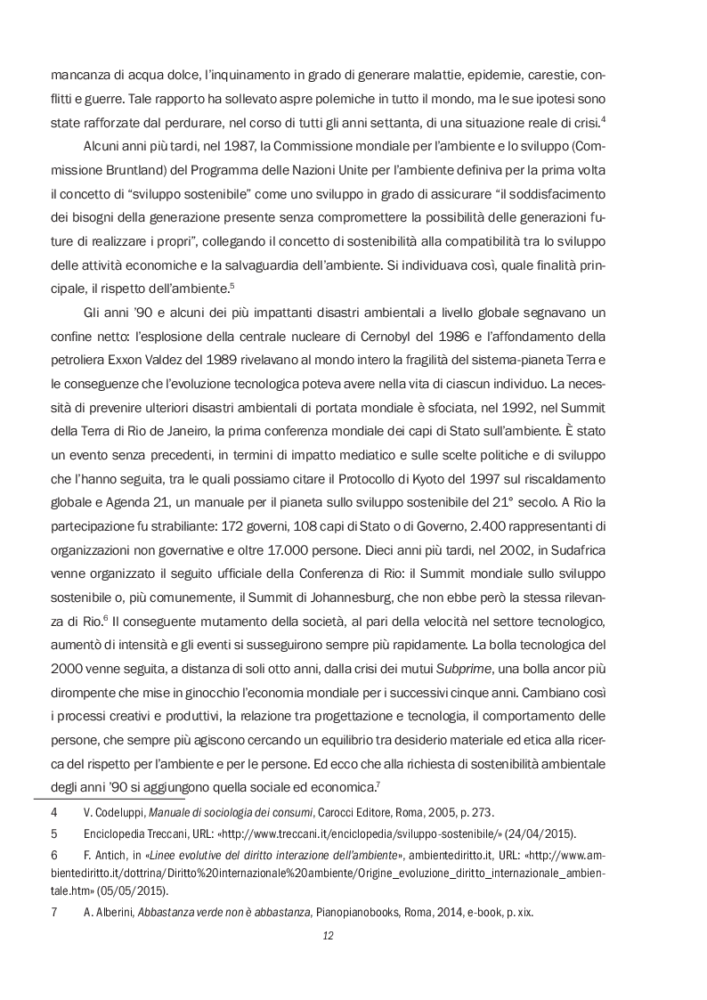Estratto dalla tesi: Il green marketing attraverso la comunicazione, il prodotto e il consumatore